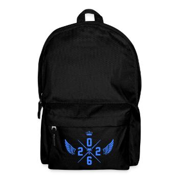 Palmbaum Flügel 2026 Emblem - Rucksack - Schwarz - Vorne