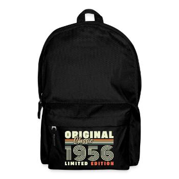 1956 Vintage Retro Birthday Gift - Backpack - black - Front
