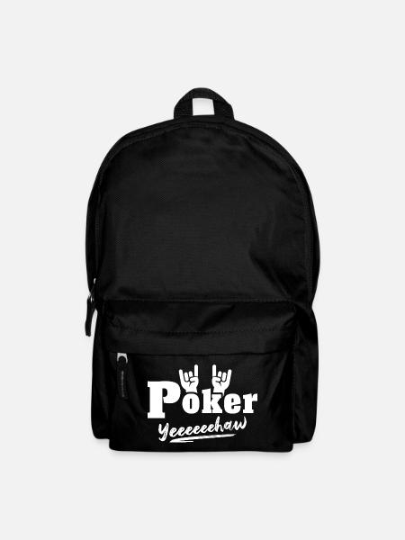 Poker Pokern - Rucksack - Schwarz