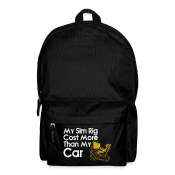 Sim Rig Cost More Than My Car - Backpack - black - Front
