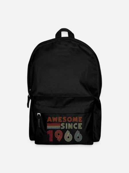 1966 Retro Lines Anniversary Design - Backpack - black