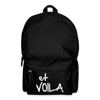 ET VOILA - Rucksack - Schwarz - Vorne