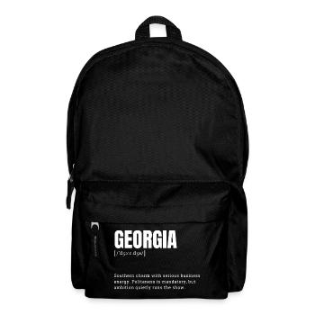 Georgia Charme Geschäftsdynamik - Rucksack - Schwarz - Vorne