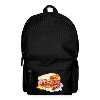 Sandwich Illustration - Backpack - black - Front