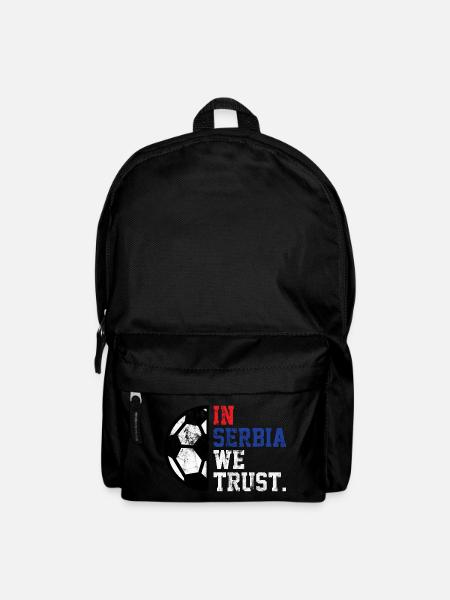 In Serbia we trust - Rucksack - Schwarz