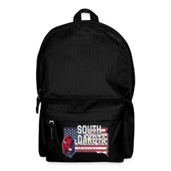South Dakota United States Vintage Souvenir - Backpack - black - Front