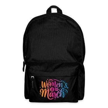 Women Day 8th March - Rucksack - Schwarz - Vorne