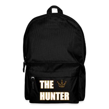 THE HUNTER – Bold Outdoor & Hunting Statement - Backpack - black - Front