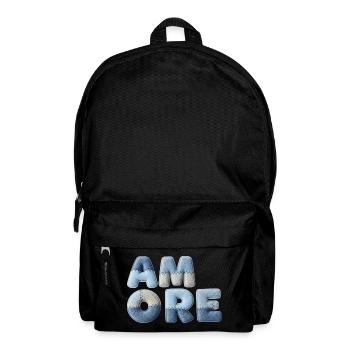 Patchwork Amore cadeau romantique pour partenaire - Sac à dos - noir - Devant