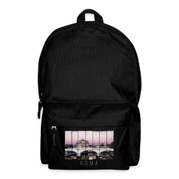 Rome Rétro Italie Souvenir Vintage Sunset - Sac à dos - noir - Devant