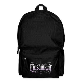 Gothic Lettering T-Shirt – Solitude Dark Style - Backpack - black - Front