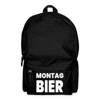 Bier - Rucksack - Schwarz - Vorne