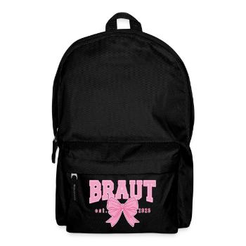 Braut Junggesellinnenabschied Team Partnerlook - Rucksack - Schwarz - Vorne