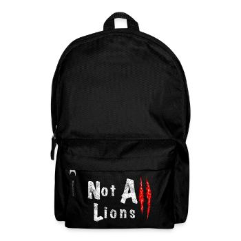 Not All Lions 2.... - Backpack - black - Front