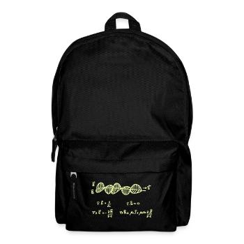 Maxwell's equations - Backpack - black - Front