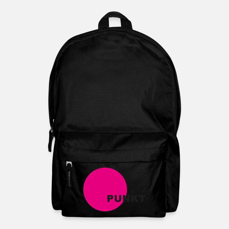 Punkt Neon Kreis - Rucksack - Schwarz
