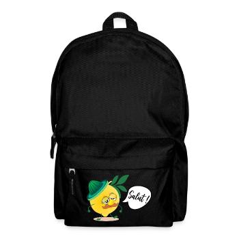 Citron Moustache Papa - Sac à dos - noir - Devant