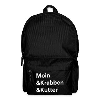 Hello Crab Cutter North Sea Coast Hamburg - Rucksack - Schwarz - Vorne