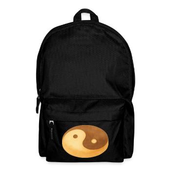 Yin-Yang-Keks - Rucksack - Schwarz - Vorne