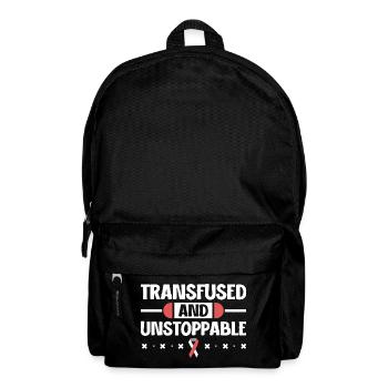 Aplastische Anämie Power - Transfundiert & Stark - Rucksack - Schwarz - Vorne