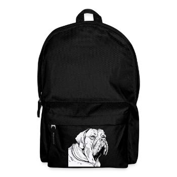 BULDOG Animal Portrait - Backpack - black - Front