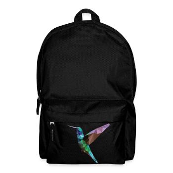 Colibri coloré - Sac à dos - noir - Devant