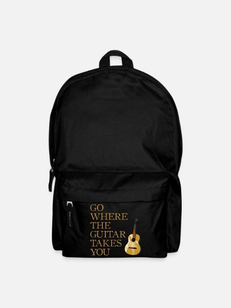 Gitarren Weg - Rucksack - Schwarz