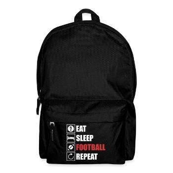 American Football - Rucksack - Schwarz - Vorne