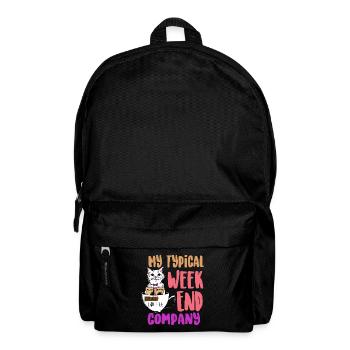 Cats kitten espresso - Backpack - black - Front
