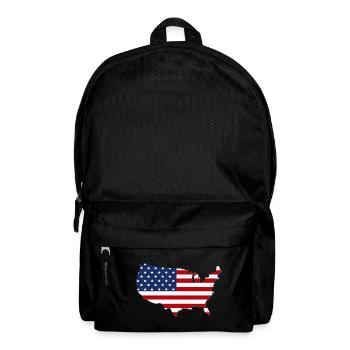 Map USA - Backpack - black - Front