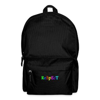 Respect Acceptation Tolérance Reconnaissance Validité - Sac à dos - noir - Devant