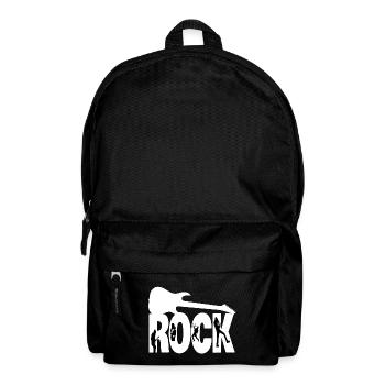 Rock / Rock and Roll / Geschenk / Rock Musik - Rucksack - Schwarz - Vorne