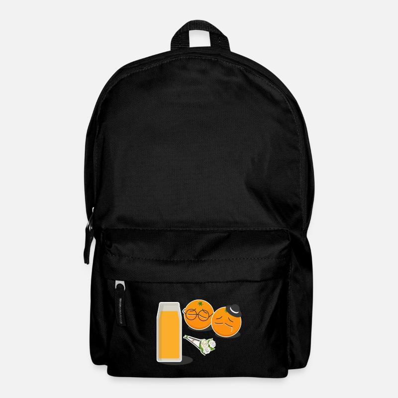 Orangery Funeral Smoothie Orange Juice Gift - Backpack - black