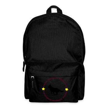 Weisser Schweizer Schäferhund - Rucksack - Schwarz - Vorne