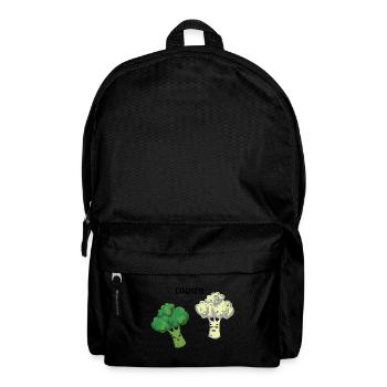 Brokkoli - Rucksack - Schwarz - Vorne