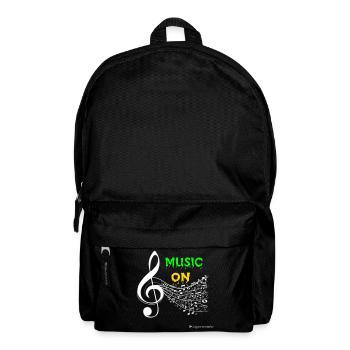 Music ON - Rucksack - Schwarz - Vorne