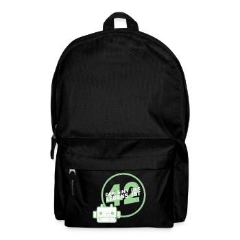 Sinn des Lebens 42 Anhalter Galaxis Fan Geschenk - Rucksack - Schwarz - Vorne
