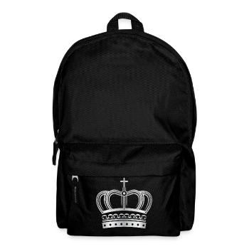 Couronne de couronnes King Queen JGA Wedding Bride Bräu - Sac à dos - noir - Devant