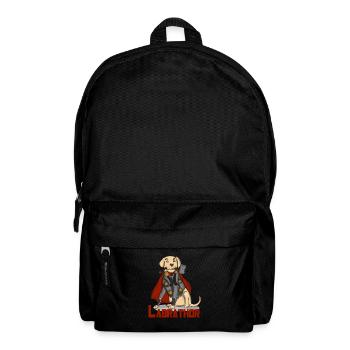 Labrador Hund Geschenk Haustier Thor - Rucksack - Schwarz - Vorne