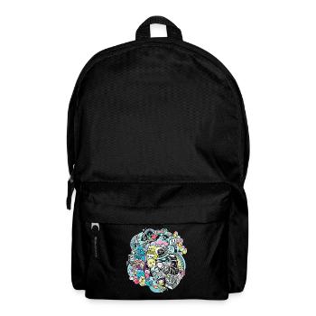 Graffiti city - Backpack - black - Front