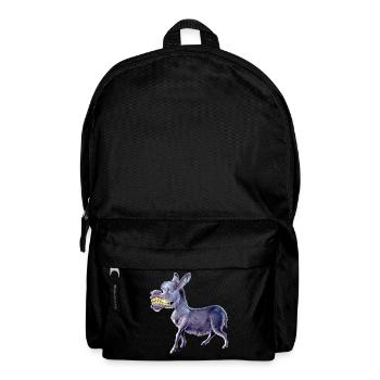 Esel Morgenstund - Rucksack - Schwarz - Vorne