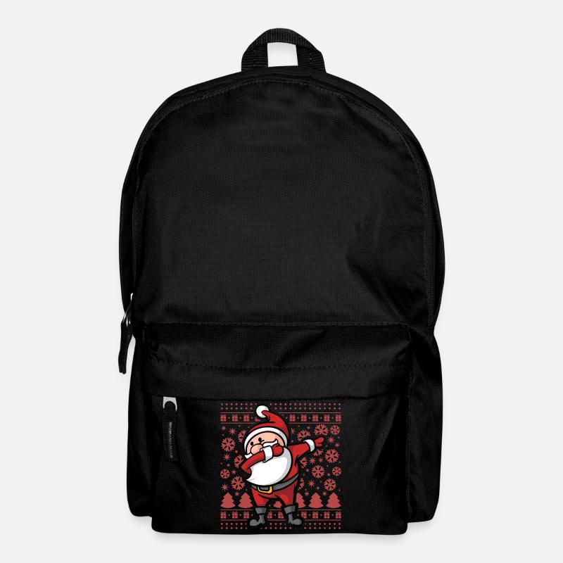 Ugly Christmas Dab Dabbing Weihnachtsmann Xmas - Rucksack - Schwarz