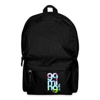 Gamer - Rucksack - Schwarz - Vorne