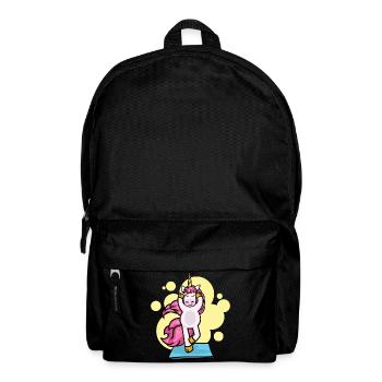 Pilates Unicorn Exercise Workout Workout Gym - Sac à dos - noir - Devant