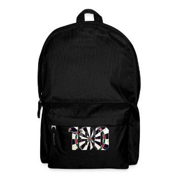 Dart Darts 180 Pfeil Pfeile Sport Glücksspiel Vate - Rucksack - Schwarz - Vorne