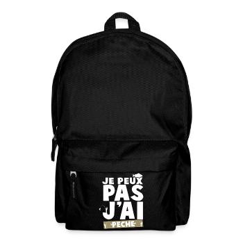 I can't I sinned - Backpack - black - Front