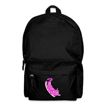 Schnee Süßes Einhorn Katze - Rucksack - Schwarz - Vorne