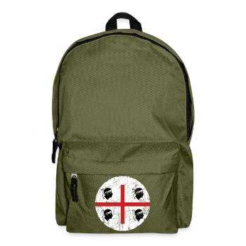 Sardinien-Rosettenweinleseeffekt - Rucksack - Olivgrün - Vorne