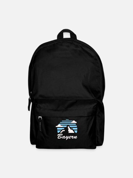 Bayern, Berge, , Geschenk - Rucksack - Schwarz