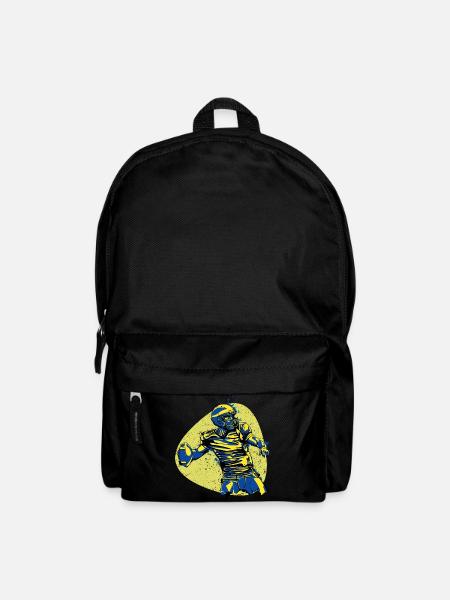 American Football hero quarterback winner vintage - Backpack - black